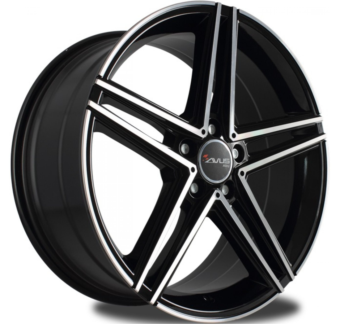 AC-515K 9,5x 19 +45 5x112 AVUS 66,6 BLACK POLISHED